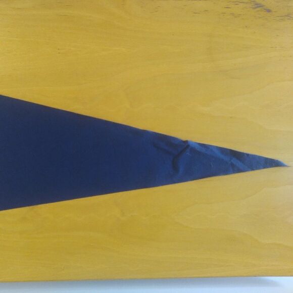 Vintage 60s Navy Goats Pennant Flag - Picture 6 of 6
